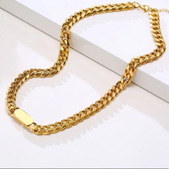 Chunky chain necklace - Picture 4 of 7